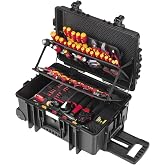 WIHA 42069 &ndash; Tool Set for Electricians Competence XXL II 9500-704 Tool Set | (42069) Insulated tools VDE I trolley case robus