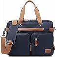ARLRICH Convertible Backpack Messenger Bag Shoulder Bag Laptop Case Handbag Business Briefcase Multi-Functional Travel Rucksack Fits 15.6 Inch Laptop for Men/Women (15.6 inches, Blue)