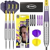 Target Darts Luke Littler Brass 22G Steel Tip Darts Set 22G, The Nuke Player Edition Dart Set, Dart Flights and Shafts | Opti