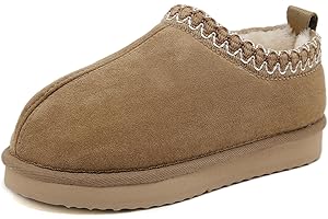 SMajong Zapatillas de Estar por Casa para Niñas Niños Suave y Antideslizantes Zapatillas Interior Casa Caliente Pantuflas Algodón 24-37 EU