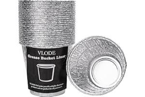 YFUG GO VLODE 25 Pack Grease Bucket Liner Compatible with New Traeger Timberline and Timberline XL Wood Pellet Grills, Grill Drip Tray for Traeger BAC608