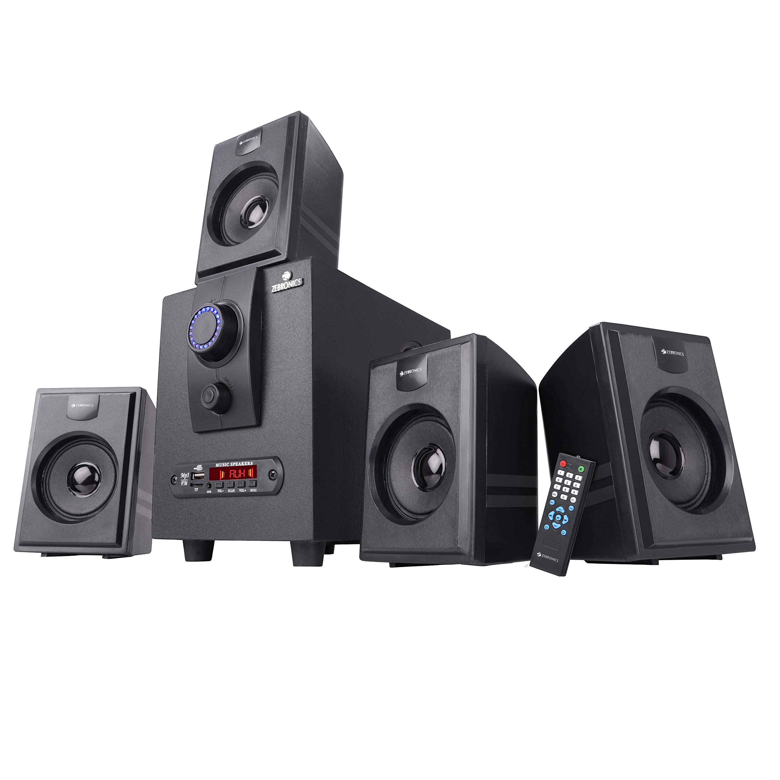 Zebronics BT2717 55W 4.1 Multimedia Speaker Review with Bluetooth and FM