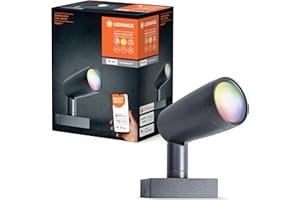 ‎LEDVANCE LEDVANCE Oprawa oświetleniowa ogrodowa typu smart LED: for uziemienie, SMART+ GARDEN SPOT MULTICOLOR / 5 W, 220…240 V, kąt rozsyłu światła: 76°, RGBW, 3000 K, materiał: aluminum, IP65