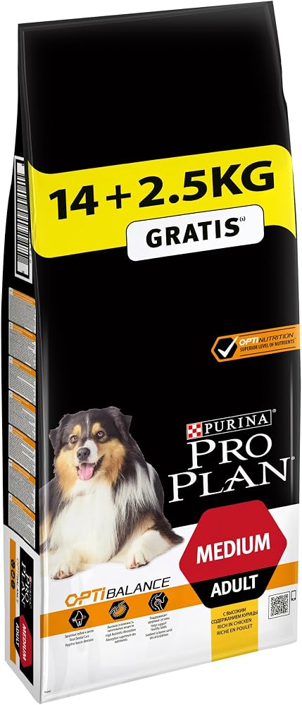 Pro Plan Medium Adult Tavuklu Yetişkin Köpek Maması 16,5 kg