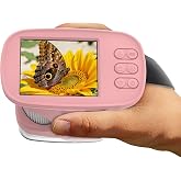 Children's Microscope with Enhanced 2.4" Screen and Resolution | 4K Mini Portable Pocket Microscope (1000X) Science Stem Educ