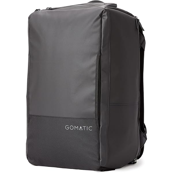 Gomatic Navigator Travel Pack 32-41 L Black | Borsa da viaggio | Zaino da viaggio | Zaino da viaggio | Zaino | Gym Pack | Borsa per computer portatile | Daypack - impermeabile, Nero , Rucksack