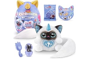 Rainbocorns Kittycorn Surprise Series 3 Ragdoll (Dolly) by ZURU, Plush Toy, Collectible Plush Stuffed Animal, Surprise Eggs for Girls (Ragdoll)