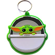 Fantasy-Schlüsselanhänger/Star Wars Baby Yoda Mandalorian/Maße: 6 ...