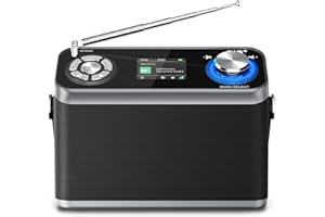 FITWISH Radio Dab Digital Portátil - Radio Dab/Dab+ & FM Color LCD Recargable Batería Bluetooth