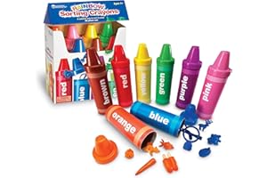 Learning Resources Tęcza Sortowanie Kredki 56-Kawałek Zestaw