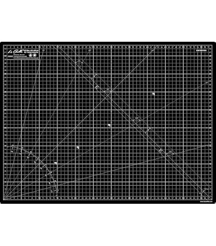 Tapis De Découpe Auto-Cicatrisant Rose A3 45x30cm - Gradué CM - Double Face Antidérapante