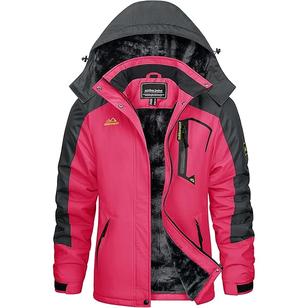 Marikoo Manolya Winterjas voor dames, korte mantel met capuchon, maat XS-XXL, antraciet, XL