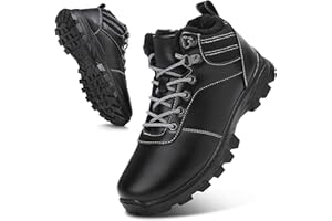 ricema Winterschuhe Herren Damen Winterstiefel Warm Gefüttert Schneestiefel Leicht Wanderschuhe Trekkingschuhe rutschfest Stiefel,36-47