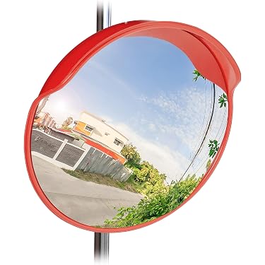 Verkeersspiegel – 70 Cm Diameter – Bolle Veiligheidsspiegel – Binnen – Incl. Beugel & Montageset – EU – Acryl