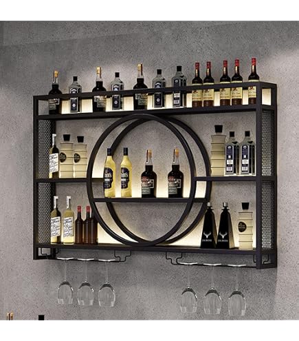 Wall Rack Beer Liquor Bottle Wall Rack