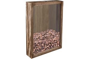 FramePro Ticket Stub Shadow Box Frame with Slot Wine Cork Case Wooden 8x10 Display Memory and Keepsake Deep Picture Frame