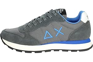 SUN68 Z44101 Sneakers Con Lacci In Tessuto/camoscio Uomo