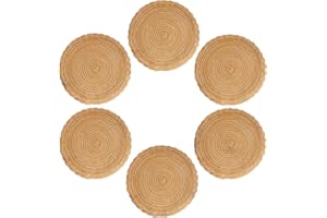 VEIZIBEE Manteles Individuales，Almohadilla de Mesa de Redondos， 38cm Salvamanteles Individuales de Encaje，Lavables，Antideslizantes，Cocina，Mesa de Comedor，Estilo Europeo (Kaqib, 35cm)