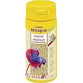 sera Bettagran Doğa 50 ml (24 g) - 50 mg/kg besleyen doğal astaksantin betta i&ccedil;in ince gran&uuml;ller, akvaryum tetraları, neon & 