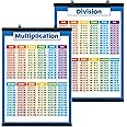Palace Learning 2 Pack - Multiplication Tables and Division Poster Set ...