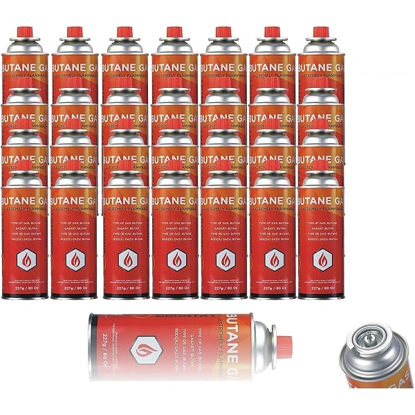 Trendi® BUTANE GAS/BOTTLES CANISTER/CAMPING GAS/COOKER BBQ/GAS CANISTERS  FOR/CAMPING STOVE (Set of 4) : Amazon.co.uk: Sports u0026 Outdoors