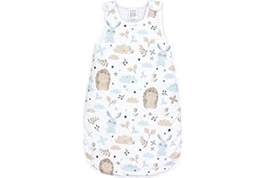 TupTam Ganzjahres Schlafsack OEKO- TEX zertifizierte Materialien 2.5 TOG Seitlicher Reißverschluss Ärmellos