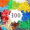 Lekebaby Building Bricks, 300 Pieces Classic Building Blocks Refill Packs Compatible with All Major Brands(No Baseplates Included), Construction Gifts Presents for Boys Girls 6 Years Old and Up
