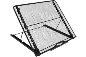 Fayet Supporto per lampada regolabile a 12 punti angolari, supporto anti-scivolo per XP-Pen Artist, compatibile con notebook da 10 "~ 17", monitor da disegno/scheda luminosa Huion A2 A3
