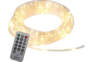 ‎NORTHPOINT Northpoint LED Lichtschlauch Lichterkette 12m IP44 Warmweiß und RGB Tube-Light 240 LEDs Fernbedienung