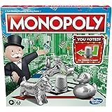 Monopoly Game, Family Board Game for 2 to 6 Players, Monopoly Board Game for Kids Ages 8 and Up, Includes Fan Vote Community 