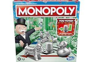 Monopoly Game, Family Board Game for 2 to 6 Players, Monopoly Board Game for Kids Ages 8 and Up, Package May Vary