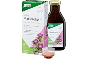 ‎SALUS Salus Alepa Mariendistel Bio-Leber-Tonikum – 1x 250 ml - zur Unterstützung der normalen Lebergesundheit mit Mariendistel – mit Vitamin C - vegan - bio