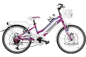 BICICLETTE CANELLINI Vélo pour fille VTT 20" LINCY 6 V