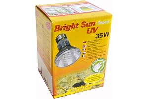 Lucky Reptile Bright Sun UV Desert - 35 W Metalldampflampe för E27 socklar - Terrarium lampa med dagsljusspektrum - Värmelamp