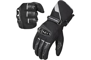 Hand Fellow Guanti da moto invernali Guanti da moto invernali impermeabili Touch Screen Guanti termici nocche dure