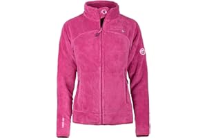 Geographical Norway da donna giacca in pile per esterni calda e transitoria con colletto rialzato bans produzione