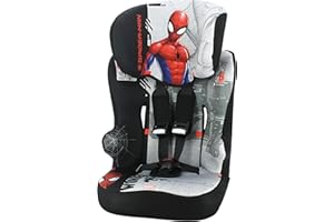 NANIA Siège auto RACER groupe 1/2/3 (9-36kg) - protection latérale - fabriqué en France - Spiderman