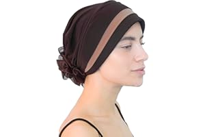 DERESINA HEADWEAR Deresina Gorro Acolchado y Plisado para quimio, oncológico