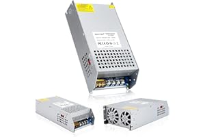 BOSYTRO Alimentación Conmutada 12V 125A 1500W Fuente de Alimentación Conmutada Universal, AC110/220 -DC 12V Adaptador de Alimentación LED para CCTV, Tira LED Luces, Industrial Ordenador Project