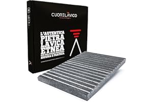 CUORE LAVICO - PIASTRA REFRATTARIA IN PIETRA LAVICA PER BARBECUE 39X30X3 CM CON SCANALATURA VERTICALE - COTTURA NATURALE MIGLIORE PIETRA OLLARE OTTIMA PER CARNE PESCE E VERDURE