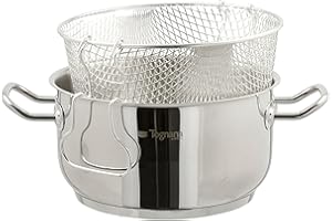 Tognana Vanitosa freidora, Acero Inoxidable, Plata