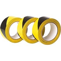 Ruban De Marquage Au Sol PVC Bleu 50 Mm X 33 M - Adhésif, Résistant, Pour Entrepôt, Usine, Magasin (lot De 3)
