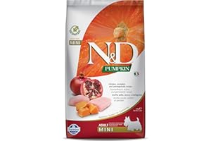 FARMINA PET FOODS N&D PUMPKIN DOG CHICKEN & POMEGRANATE ADULT MINI 2,5 KG