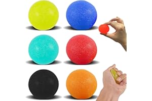 ZHYLUO Pelota Antiestrés 6 Piezas Pelota Rehabilitacion Mano,Bola Antiestres,Rehabilitación Fortalecedores de Mano para Rehabilitación de Mano y Reducción de la Ansiedad,Pelota Antiestres