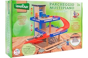 LEGNOLAND garage in legno 3 piani con acensore, globo 38110