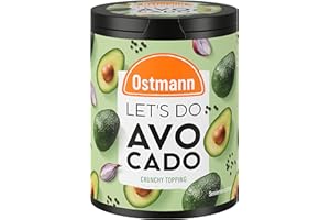 ‎OSTMANN Ostmann Gewürze - Let's Do Avocado | Gewürzsalz für Avocado, Guacamole oder Bowls | Crunchy Topping mit Gewürzen, Kräutern und schwarzem Sesam | 70 g in recyclebarer Metalldose