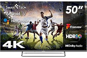 Smart Tech TV QLED 4K UHD 50' (126 cm) 50QA20VAUK Smart TV Android - 4xHDMI - 2xUSB - Dolby Audio