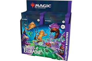 MAGIC THE GATHERING Magic: The Gathering Wilds of Eldraine Collector Booster Box - 12 Packs (180 Magic Cards)