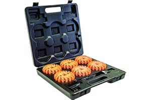 Buyers Products 8891018 6 Pack Rechargable LED Emergency Road Strobe/Flare , Black