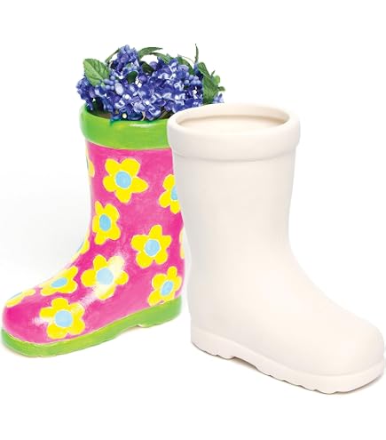 Gelber Regenstiefel-Blumentopf Aus Kunstharz – Niedlicher Übertopf Für Sukkulenten, Ca. 10,8 Cm